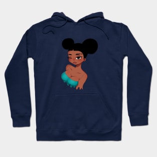 Afro Girl, Black Girl Magic, melanin Hoodie